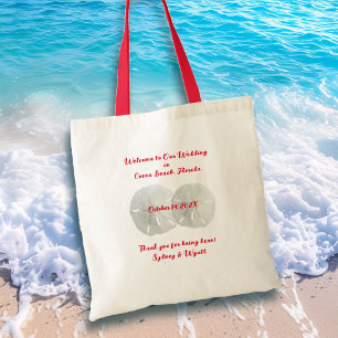 Sand Dollars Weddenschap Welkom, dubbelzijdig Tote Bag