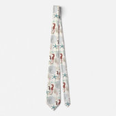 Sand Dollars Zee Horses Starfish Unisex Stropdas (Voorkant)