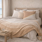 Sand Drift Gradient Sherpa Blanket Deken