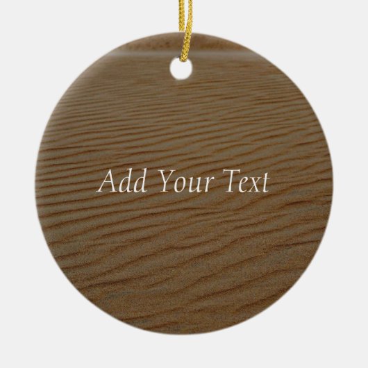 Sand Dune-Abstract door Shirley Taylor Keramisch Ornament (Voorkant)