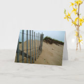 Sand Dune Beach Fence Kaart (Gele Bloem)