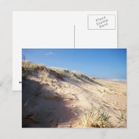 Sand dune briefkaart (Voorkant / Achterkant)