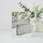 Sand Dune Fence Briefkaart (Staand voorkant)
