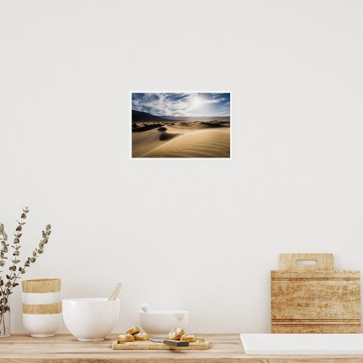 Sand Dune Shadows Poster (Keuken)