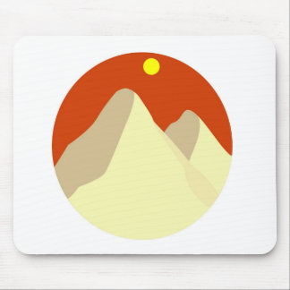 Sand Dunes Amongst Orange Sky Muismat