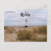Sand Dunes and Talacre Lighthouse Wales Briefkaart (Voorkant)