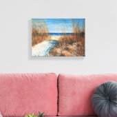 Sand Dunes Beach House Canvas Afdruk (Insitu (Woonkamer))