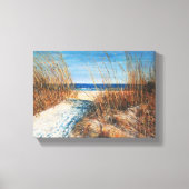 Sand Dunes Beach House Canvas Afdruk (Voorkant)