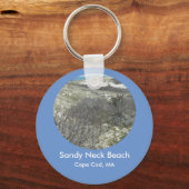 Sand Dunes bij Sandy Neck Beach Sleutelhanger (Voorkant)