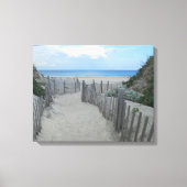 Sand Dunes Block Island Canvas Afdruk (Voorkant)