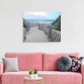 Sand Dunes Block Island Canvas Afdruk (Insitu (Woonkamer))