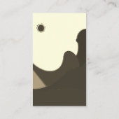 Sand Dunes Business Card Visitekaartje (Achterkant)