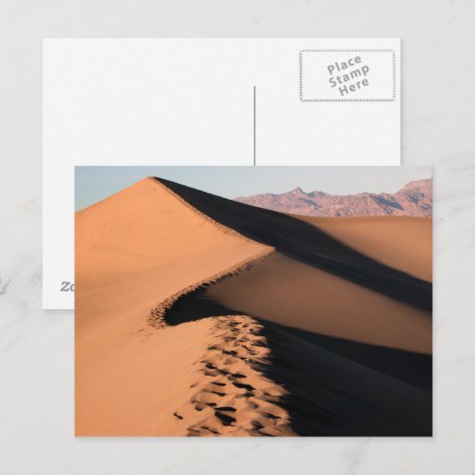 Sand Dunes - Death Valley Briefkaart (Voorkant / Achterkant)