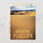 Sand Dunes, Death Valley, Californië Briefkaart (Voorkant / Achterkant)