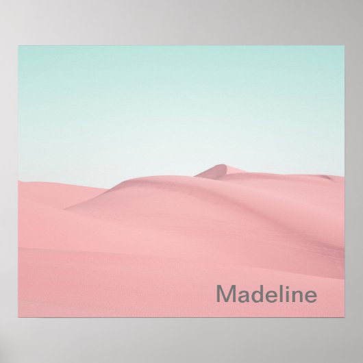 Sand Dunes Desert Sky Foto persoonlijk Poster (Voorkant)