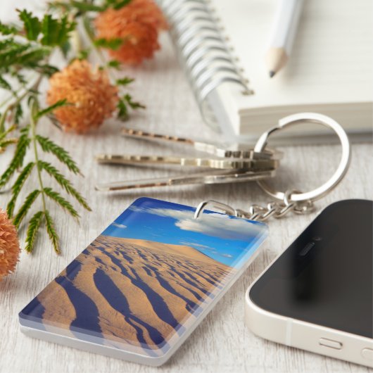 Sand Dunes en Clouds Sleutelhanger (Voorkant Rechts)