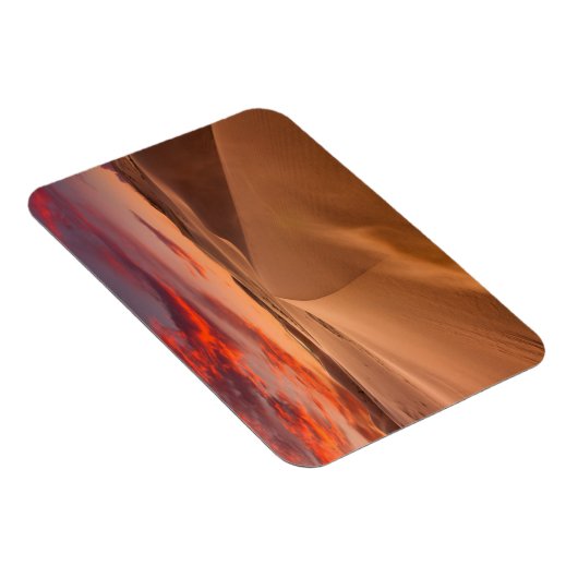Sand Dunes in de woestijn bij Sunset Magneet (Rechterzijde)