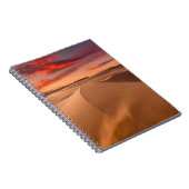 Sand Dunes in de woestijn bij Sunset Notitieboek (Rechterzijde)