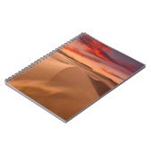 Sand Dunes in de woestijn bij Sunset Notitieboek (Linkerzijde)