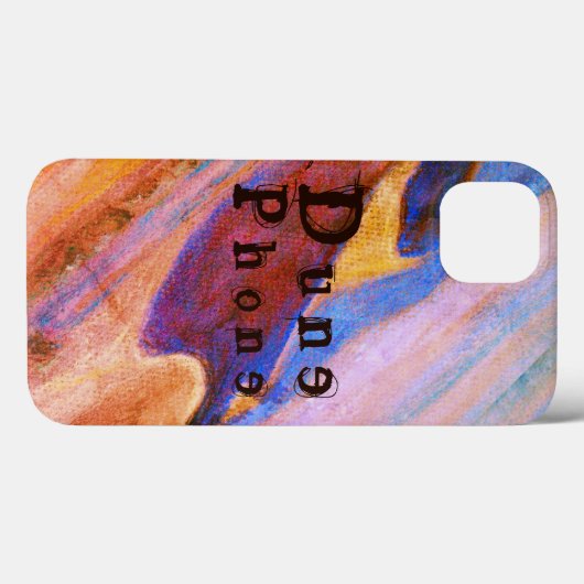 Sand Dunes in Pastel Phone Case-Mate iPhone Case (Achterkant (horizontaal))