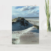 Sand Dunes Lighthouse Pastor Appreciation Kaart (Voorkant)