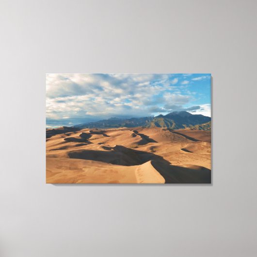 Sand Dunes of Colorado Canvas Afdruk (Voorkant)