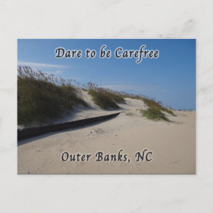 Sand Dunes Zee Haats Buitenste Banks NC Briefkaart