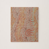 Sand Echoes Collectie #1 Aboriginal Art Legpuzzel (Verticaal)