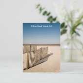 Sand Fence 2008, Hilton Head Island, SC Briefkaart (Staand voorkant)