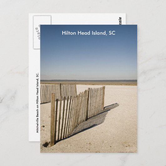 Sand Fence 2008, Hilton Head Island, SC Briefkaart (Voorkant / Achterkant)
