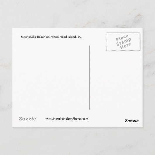 Sand Fence 2008, Hilton Head Island, SC Briefkaart (Achterkant)