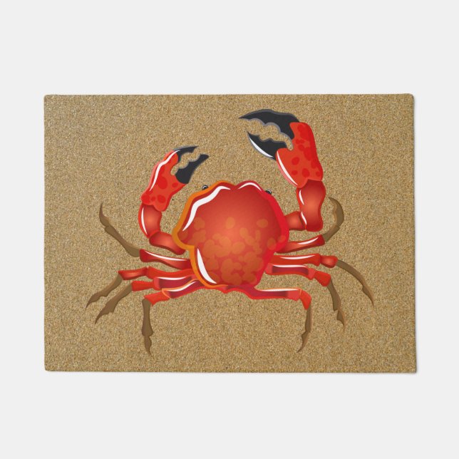 Sand Fiddler Crab Doormat Deurmat (Voorkant)