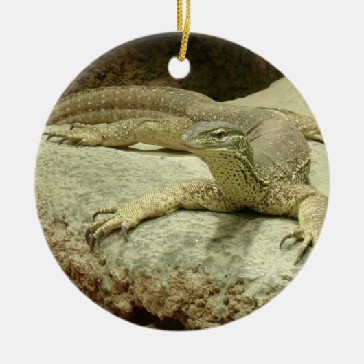 Sand goanna keramisch ornament (Voorkant)