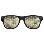 Sand goanna retro zonnebril (Voorkant)