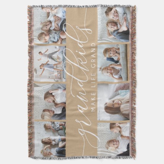 Sand | Grootkinderen maken foto's van het leven Deken (Voorkant Verticaal)