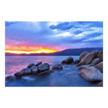 Sand Harbour Sunset Photo Print