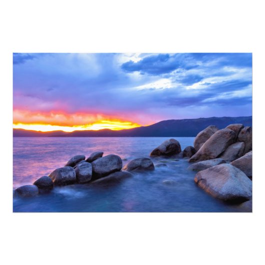 Sand Harbour Sunset Photo Print Foto Afdruk (Voorkant)