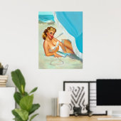 Sand Heart Pin Up Poster (Thuiskantoor)