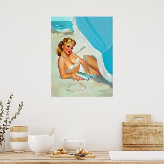 Sand Heart Pin Up Poster (Keuken)