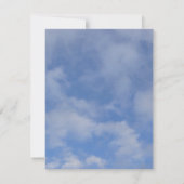 Sand Hearts Beach Huwelijksuitnodigingen Kaart (Achterkant)