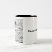 Sand Hill Cranes Tweekleurige Koffiemok (Center)