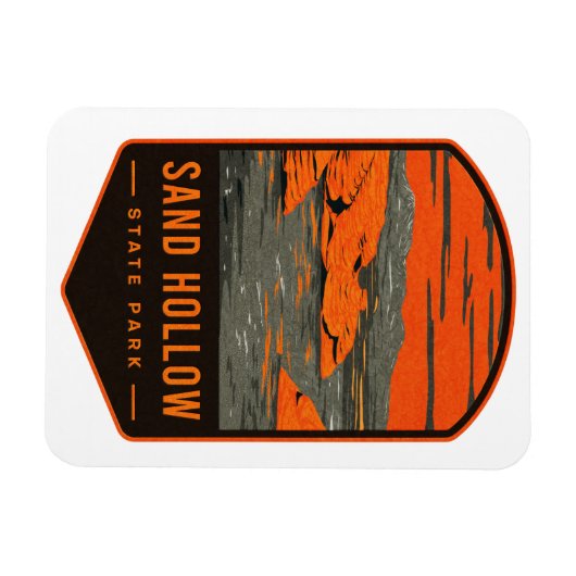 Sand Hollow Magneet (Horizontaal)