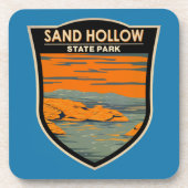 Sand Hollow State Park Utah  Bier Onderzetter (Voorkant)