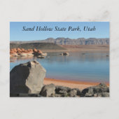 Sand Hollow State Park, Utah Briefkaart (Voorkant)