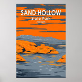 Sand Hollow State Park Utah  Poster (Voorkant)