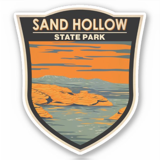 Sand Hollow State Park Utah  Sticker (Voorkant)