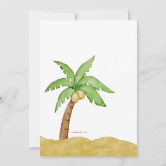 Sand is de nieuwe Kaart van de sneeuwvakantie (Achterkant)