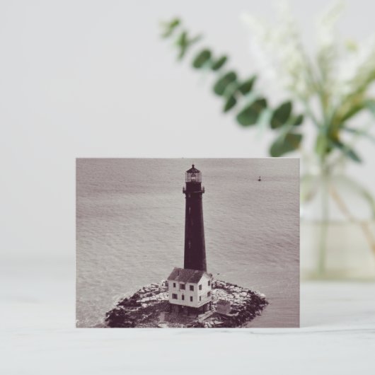 Sand Island Lighthouse Briefkaart (Staand voorkant)