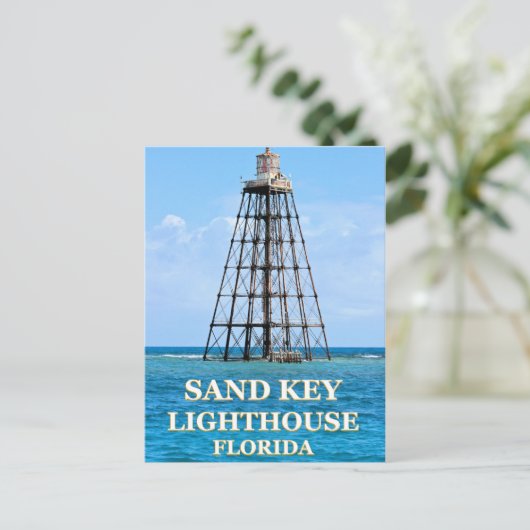 Sand Key Lighthouse, Briefkaart van Florida (Staand voorkant)