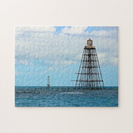 Sand Key Lighthouse, Florida Jigzaag Puzzle Legpuzzel (Horizontaal)